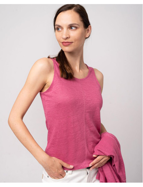 100% Leinen Top