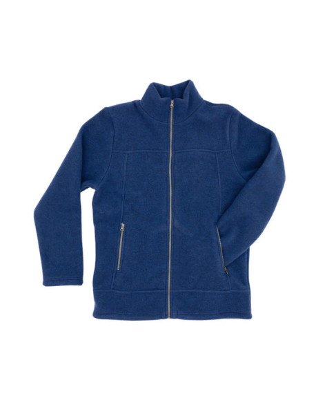 Fleecejacke 100% Schurwolle Herren