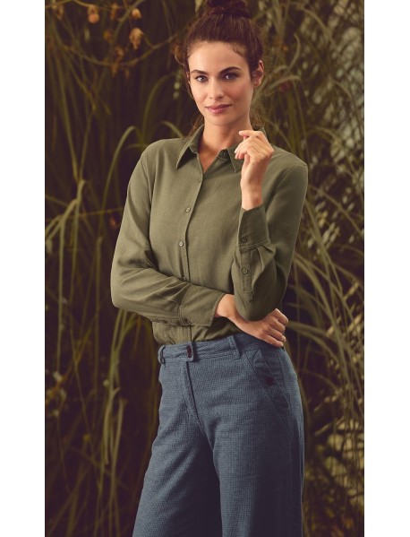 Hanf Bluse Damen „Lea“ Casual Fit – HempAge