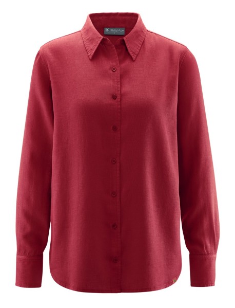 Hanf Bluse Damen „Lea“ Casual Fit – HempAge