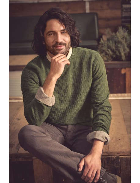 Strickpullover LERO – Hanf & Bio-Baumwolle