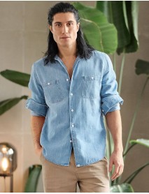 JONAS – Herren Jeanshemd aus Hanf