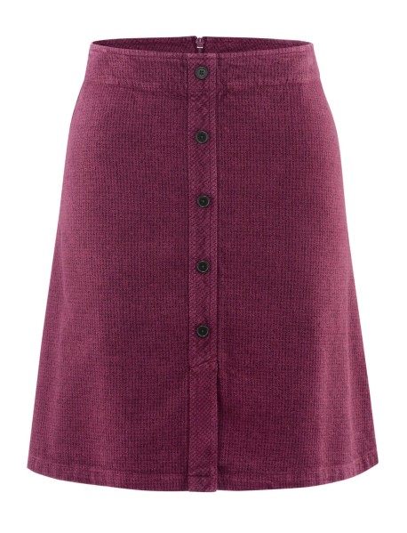 Elin Pepita Damenrock aus Hanf & Bio-Baumwolle