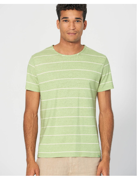 Hanf T-Shirt mit Querstreifen 
