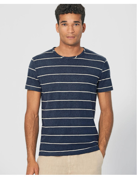 Hanf T-Shirt mit Querstreifen 