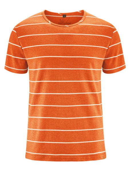 Hanf T-Shirt mit Querstreifen 