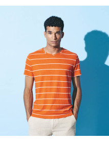 Hanf T-Shirt mit Querstreifen 