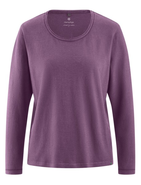 MALIA – Langarmshirt aus Hanf & Bio-Baumwolle MALIA – Langarmshirt aus Hanf & Bio-Baumwolle