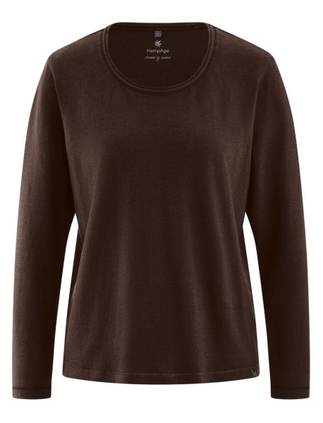 MALIA – Langarmshirt aus Hanf & Bio-Baumwolle MALIA – Langarmshirt aus Hanf & Bio-Baumwolle