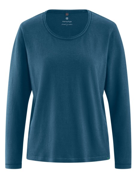 MALIA – Langarmshirt aus Hanf & Bio-Baumwolle MALIA – Langarmshirt aus Hanf & Bio-Baumwolle