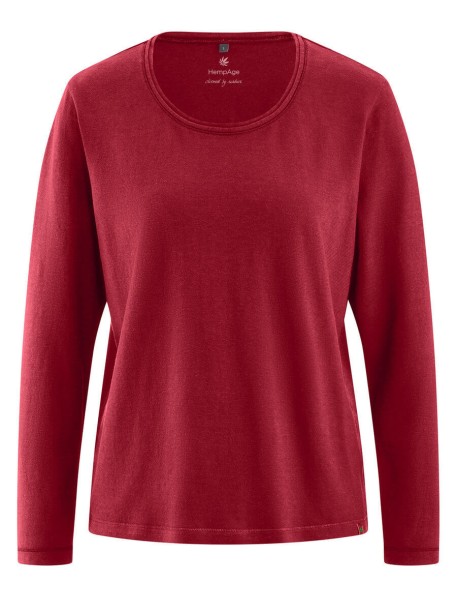 MALIA – Langarmshirt aus Hanf & Bio-Baumwolle MALIA – Langarmshirt aus Hanf & Bio-Baumwolle