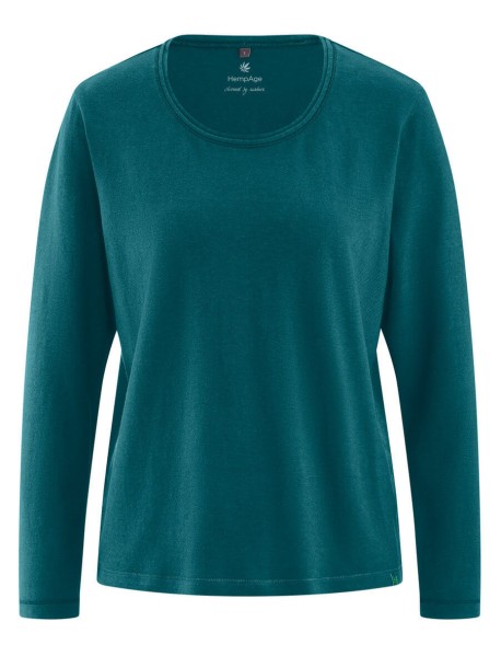 MALIA – Langarmshirt aus Hanf & Bio-Baumwolle MALIA – Langarmshirt aus Hanf & Bio-Baumwolle