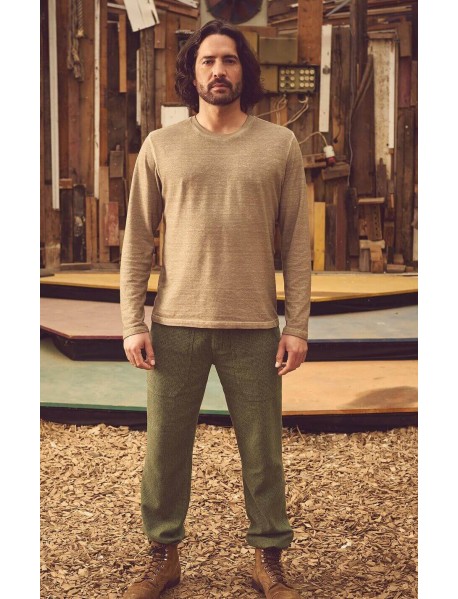 NINO Langarmshirt im Used Look