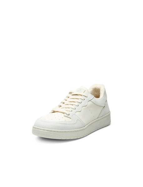 Leder Sneaker vegetabil gegerbt White-Taubenblau – Sammy
