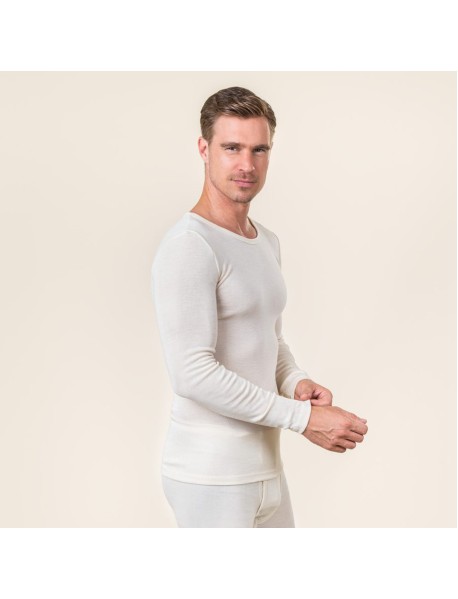 HARVEY Unterhemd Merino/Seide