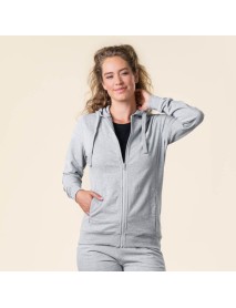 LAMINA Kaputzenjacke Biobaumwolle