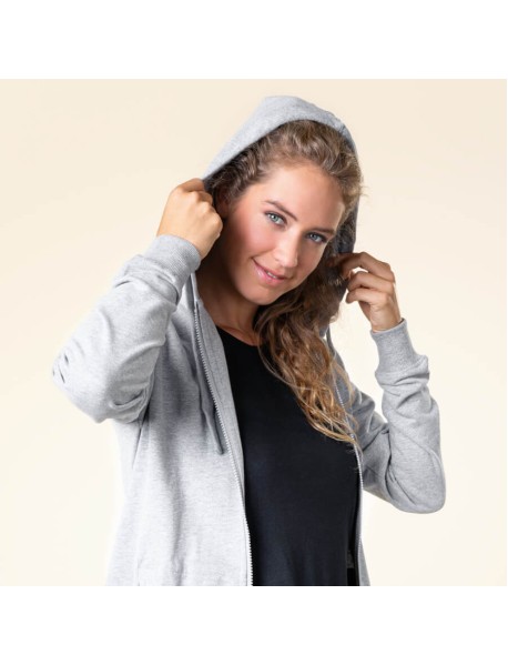 LAMINA Kaputzenjacke Biobaumwolle