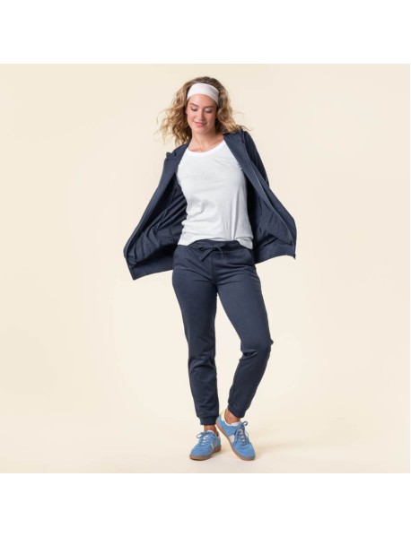 LAMINA Kaputzenjacke Biobaumwolle