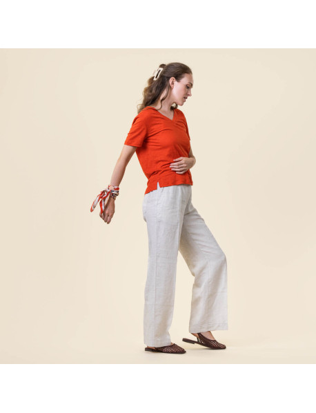 TALIDA 100%-Leinenshirt