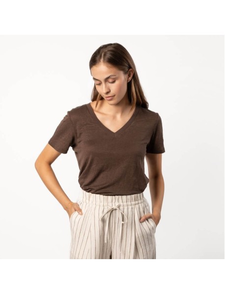 TALIDA 100%-Leinenshirt