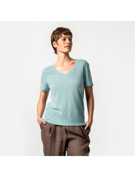 TALIDA 100%-Leinenshirt