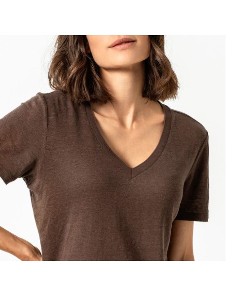 TALIDA 100%-Leinenshirt