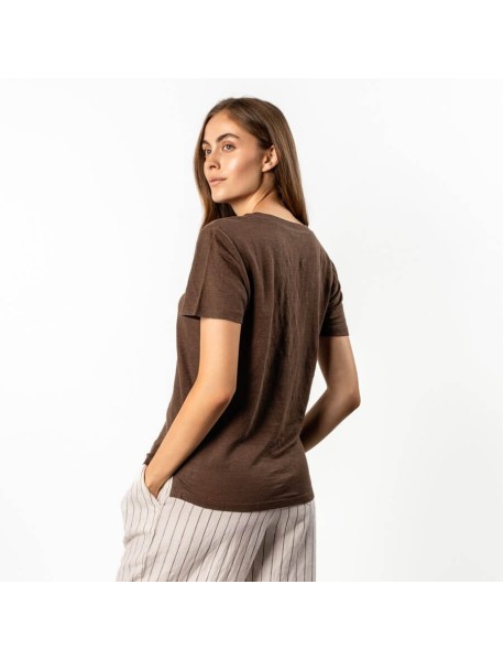 TALIDA 100%-Leinenshirt