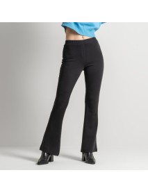 EVOLET Schlaghose aus Bio-Baumwolle trueStory   – Slim Fit mit hohem Bund