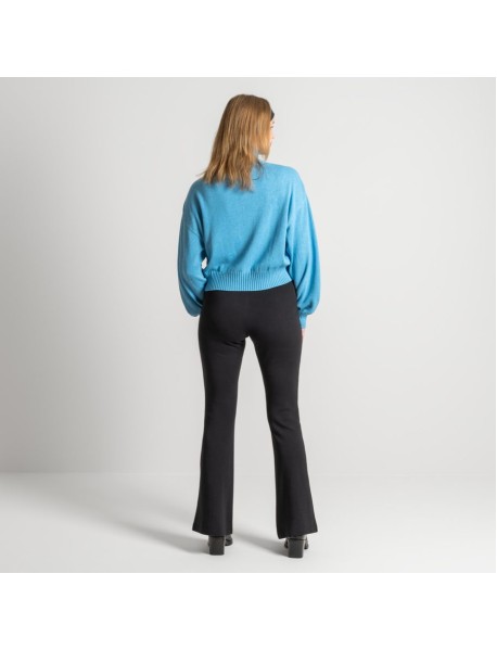 EVOLET Schlaghose aus Bio-Baumwolle trueStory   – Slim Fit mit hohem Bund