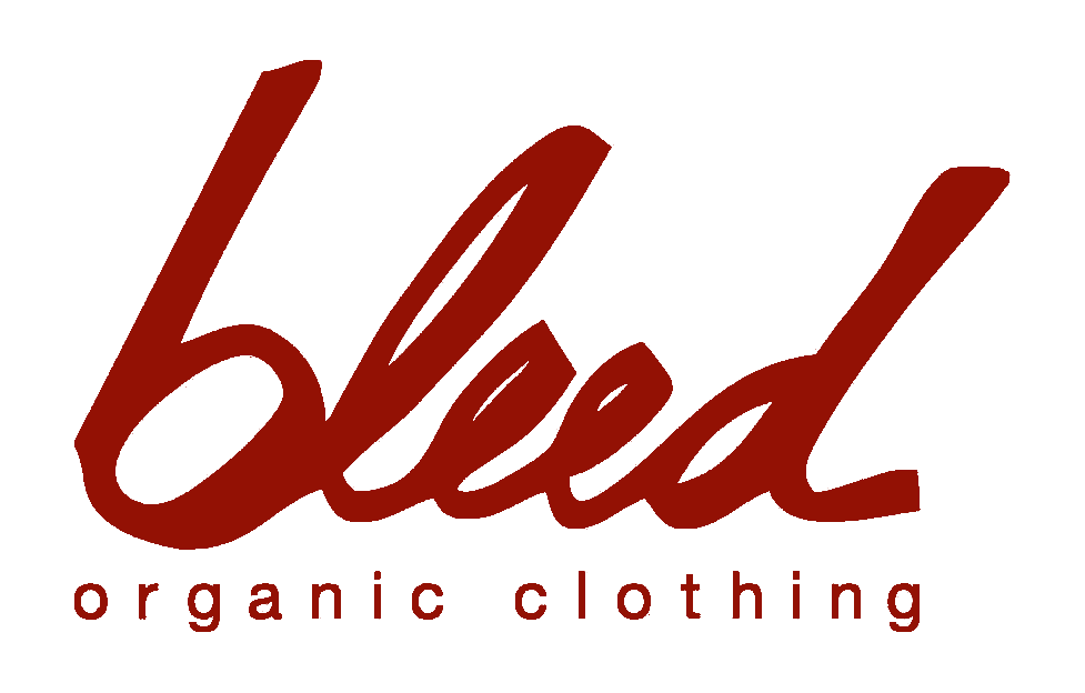Bleed Clothing Logo der nachhaltigen Fair Fashion Marke für vegane Kleidung und Kork Gürtel